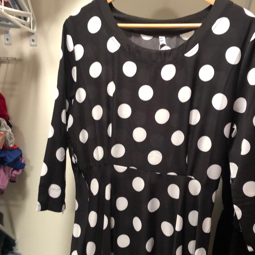 XL polka dot dress